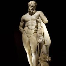 Yorgun Herakles heykeli
